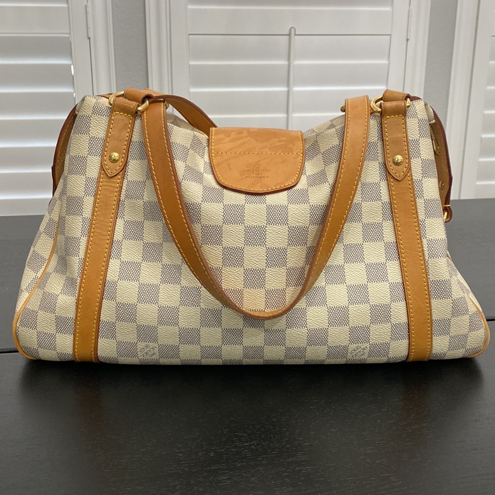 Louis Vuitton White Damier Shoulder Bag - Picture 3 of 16